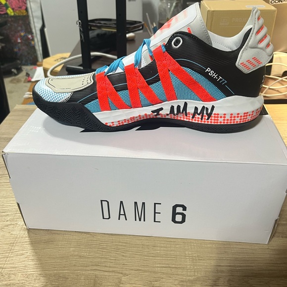 Adidas DAME 6 PUSHA T COLLAB Damian Lillard - Picture 1 of 5